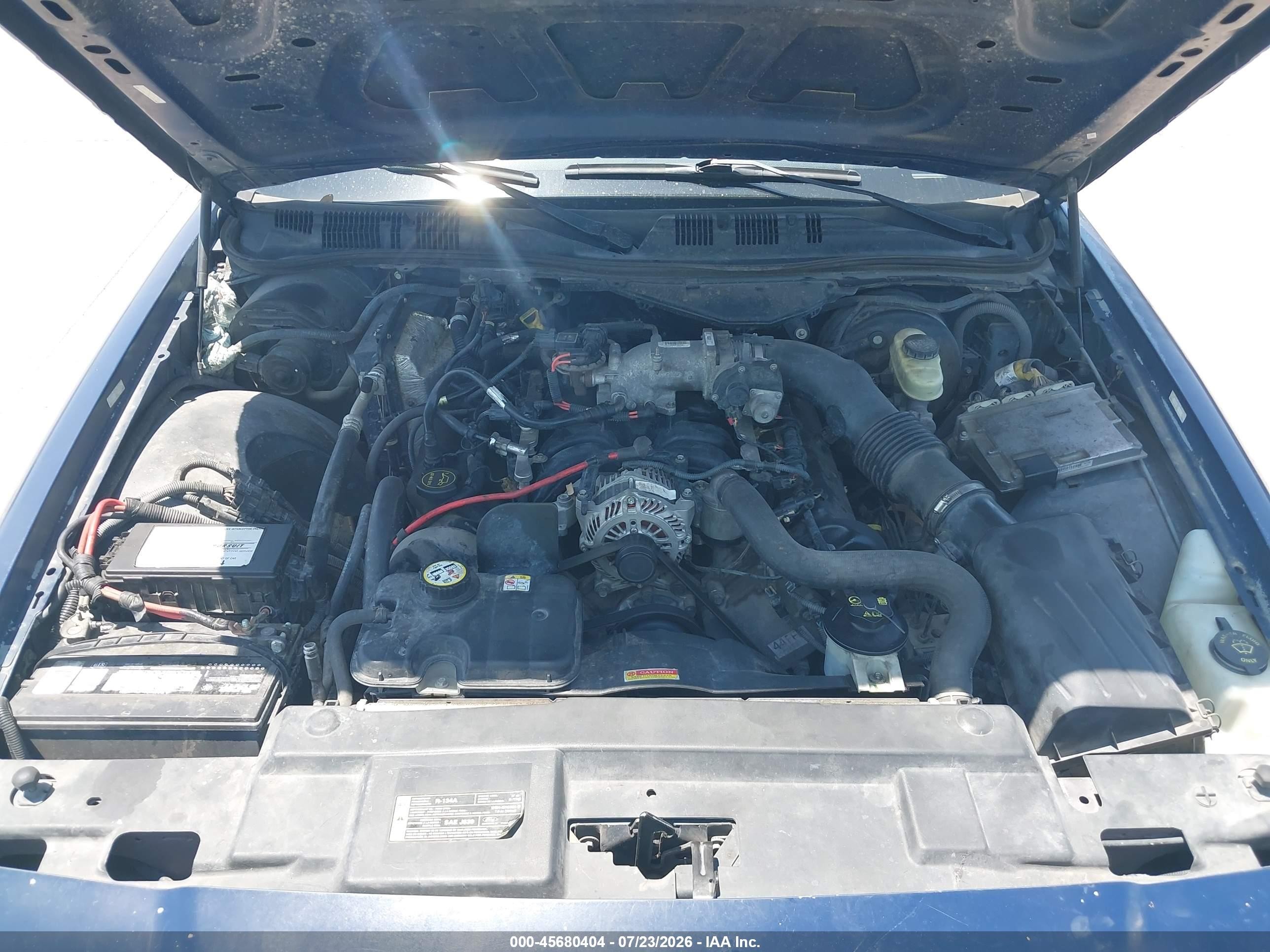 2007 Ford Crown Victoria Police/police Interceptor Blue vin: 2FAFP71W57X102655