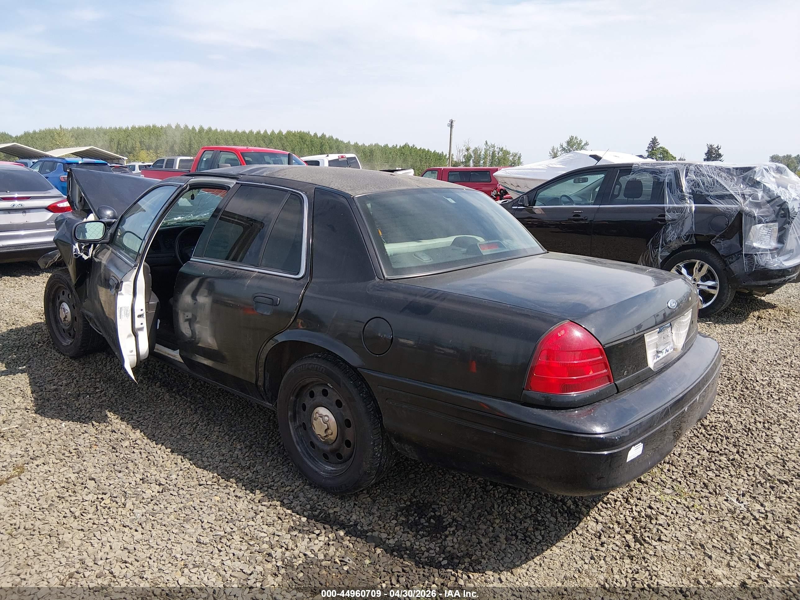 2007 Ford Crown Victoria Police/police Interceptor Черный vin: 2FAFP71W57X115518