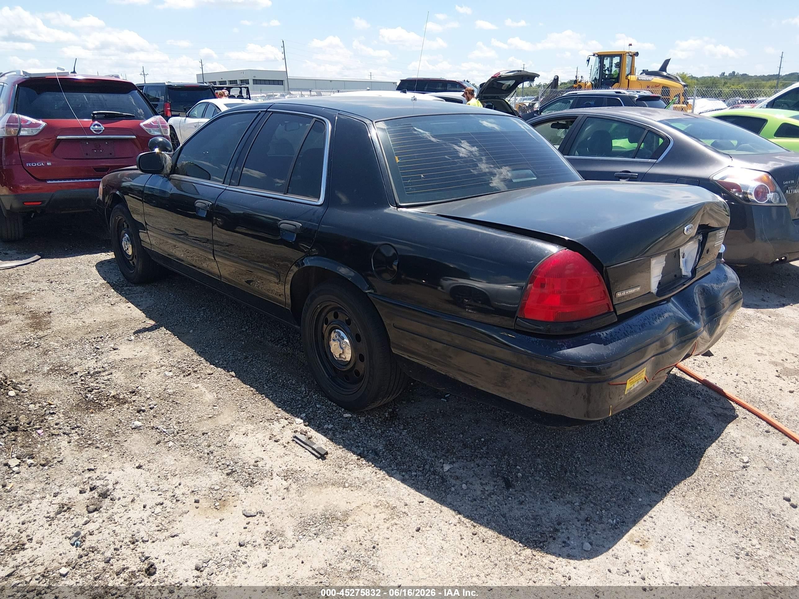 2007 Ford Crown Victoria Police/police Interceptor Черный vin: 2FAFP71W57X126745