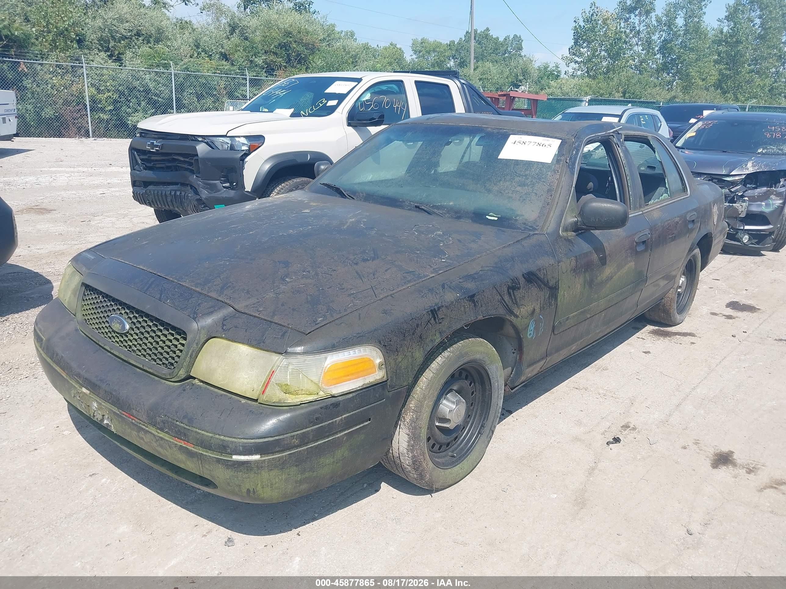 2002 Ford Police Interceptor Police/police Prep Pkg/street Appear Base/street Appear Police Prep/street Appear Wiring Prep Black vin: 2FAFP71W62X105668