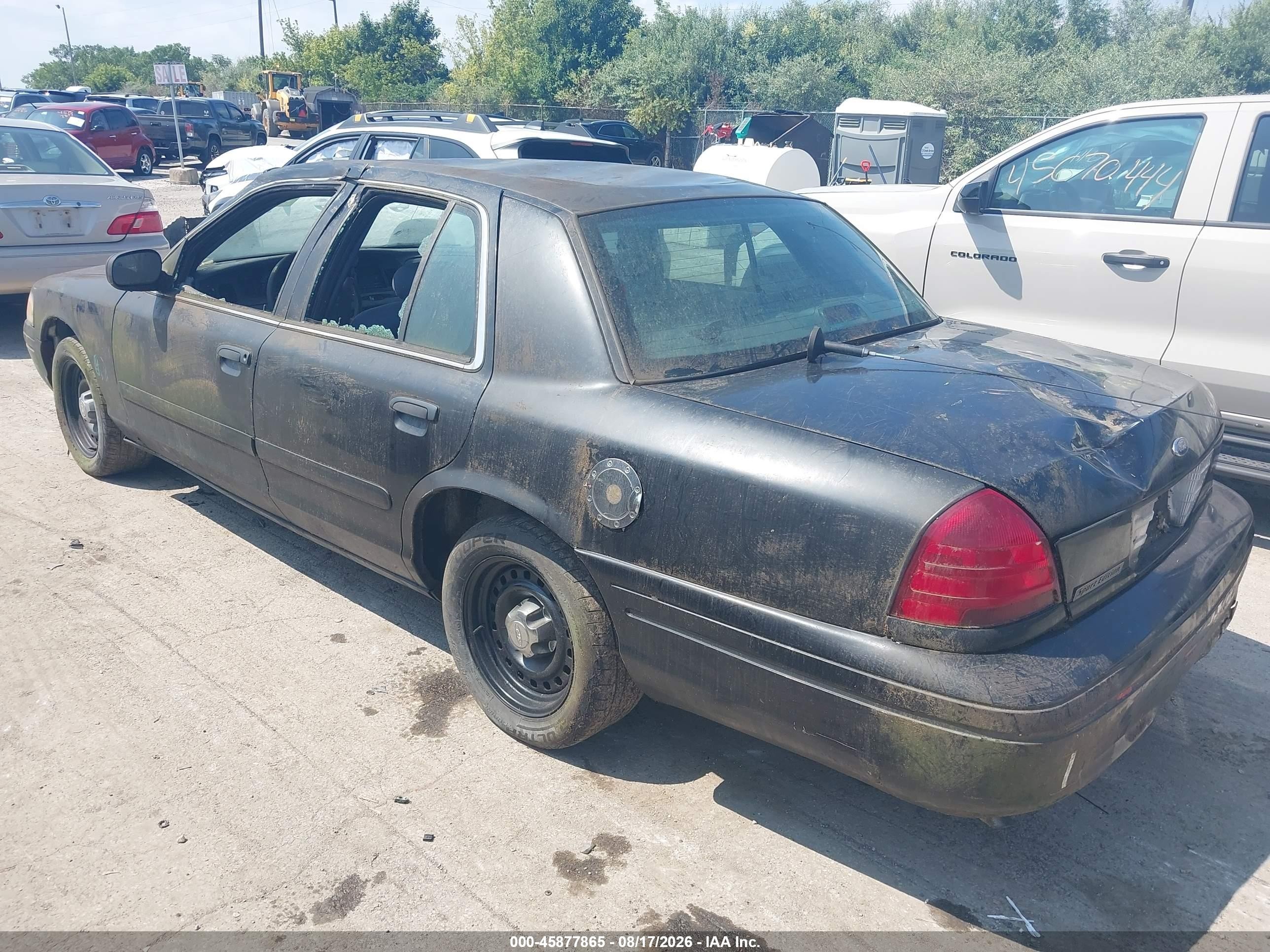 2002 Ford Police Interceptor Police/police Prep Pkg/street Appear Base/street Appear Police Prep/street Appear Wiring Prep Black vin: 2FAFP71W62X105668