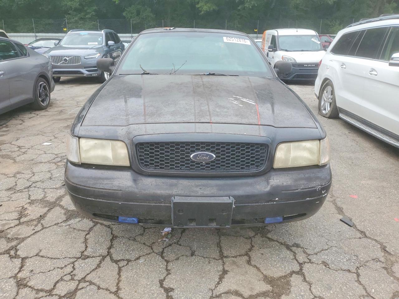 2002 Ford Crown Victoria Police Interceptor Black vin: 2FAFP71W92X129446