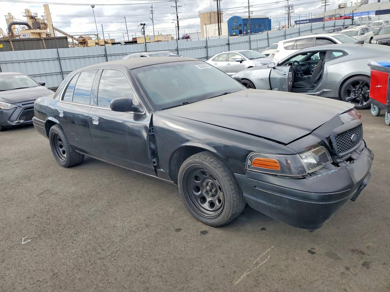 2002 Ford Crown Victoria Police Interceptor Черный vin: 2FAFP71W92X157408