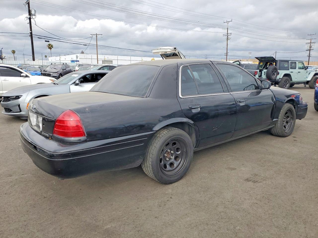 2002 Ford Crown Victoria Police Interceptor Черный vin: 2FAFP71W92X157408