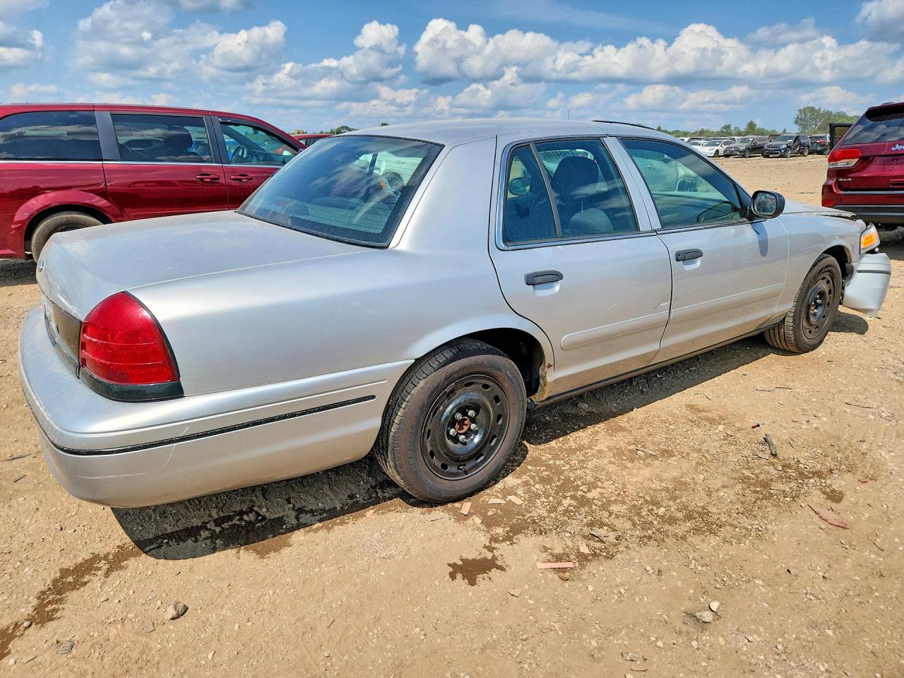 2003 Ford Crown Victoria Police Interceptor Серебряный vin: 2FAFP71W93X167518