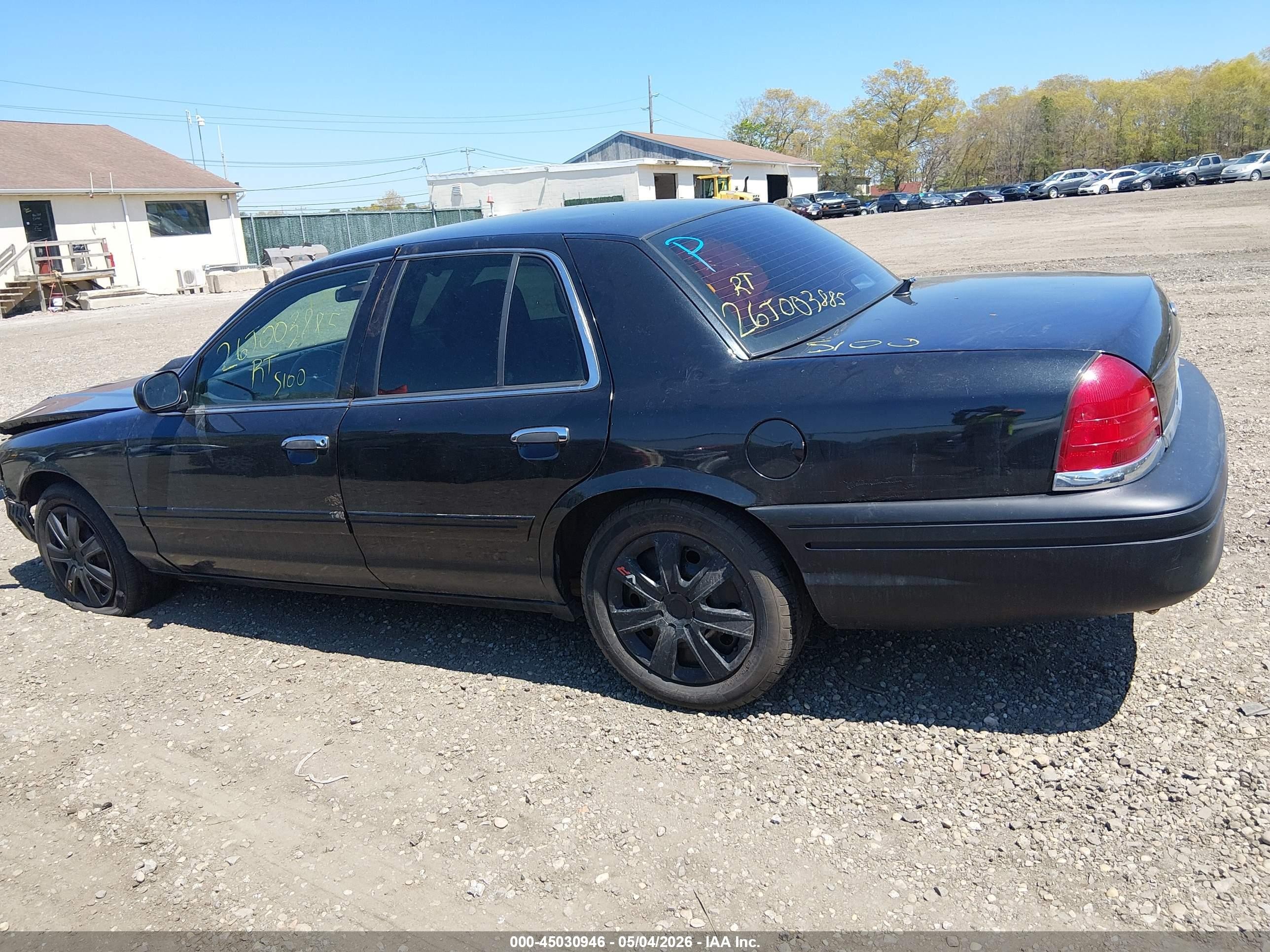2006 Ford Crown Victoria Police/police Interceptor Черный vin: 2FAFP71W96X148696