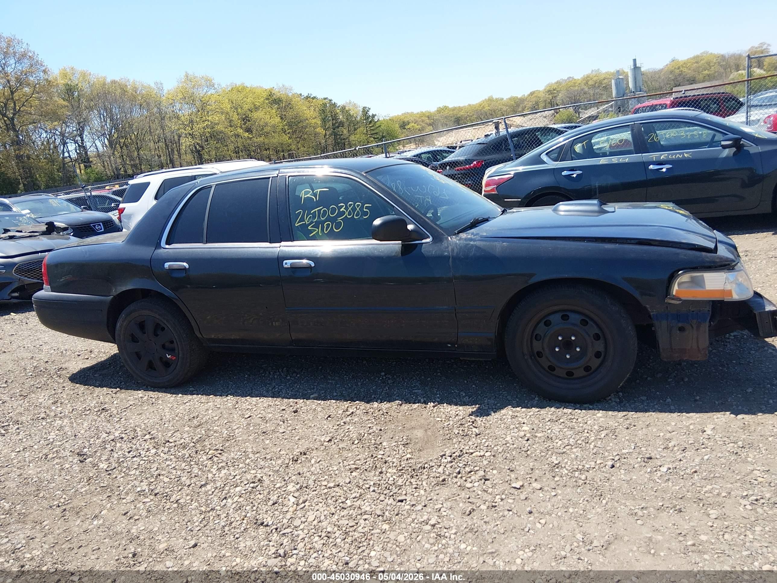 2006 Ford Crown Victoria Police/police Interceptor Черный vin: 2FAFP71W96X148696
