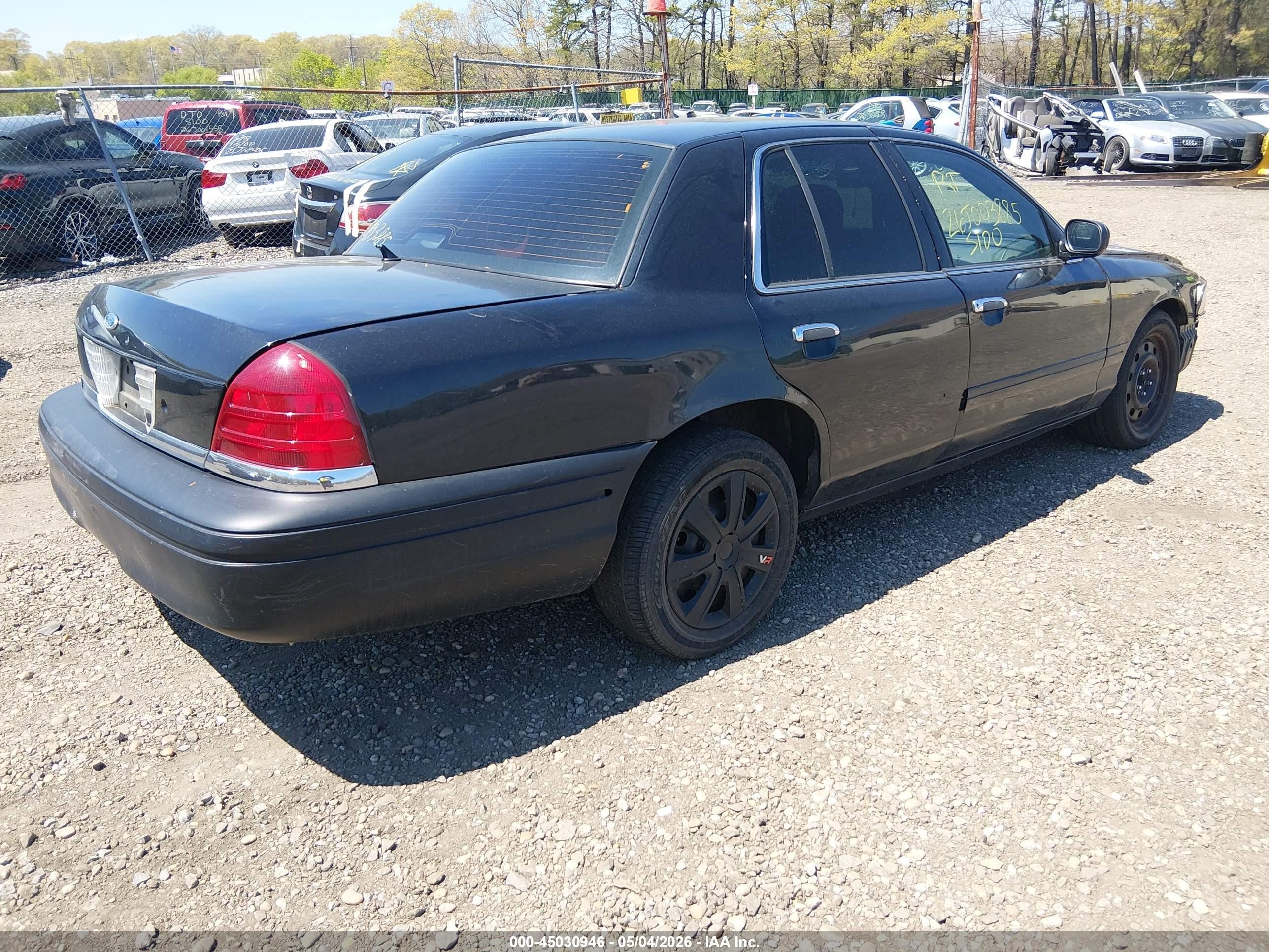 2006 Ford Crown Victoria Police/police Interceptor Черный vin: 2FAFP71W96X148696