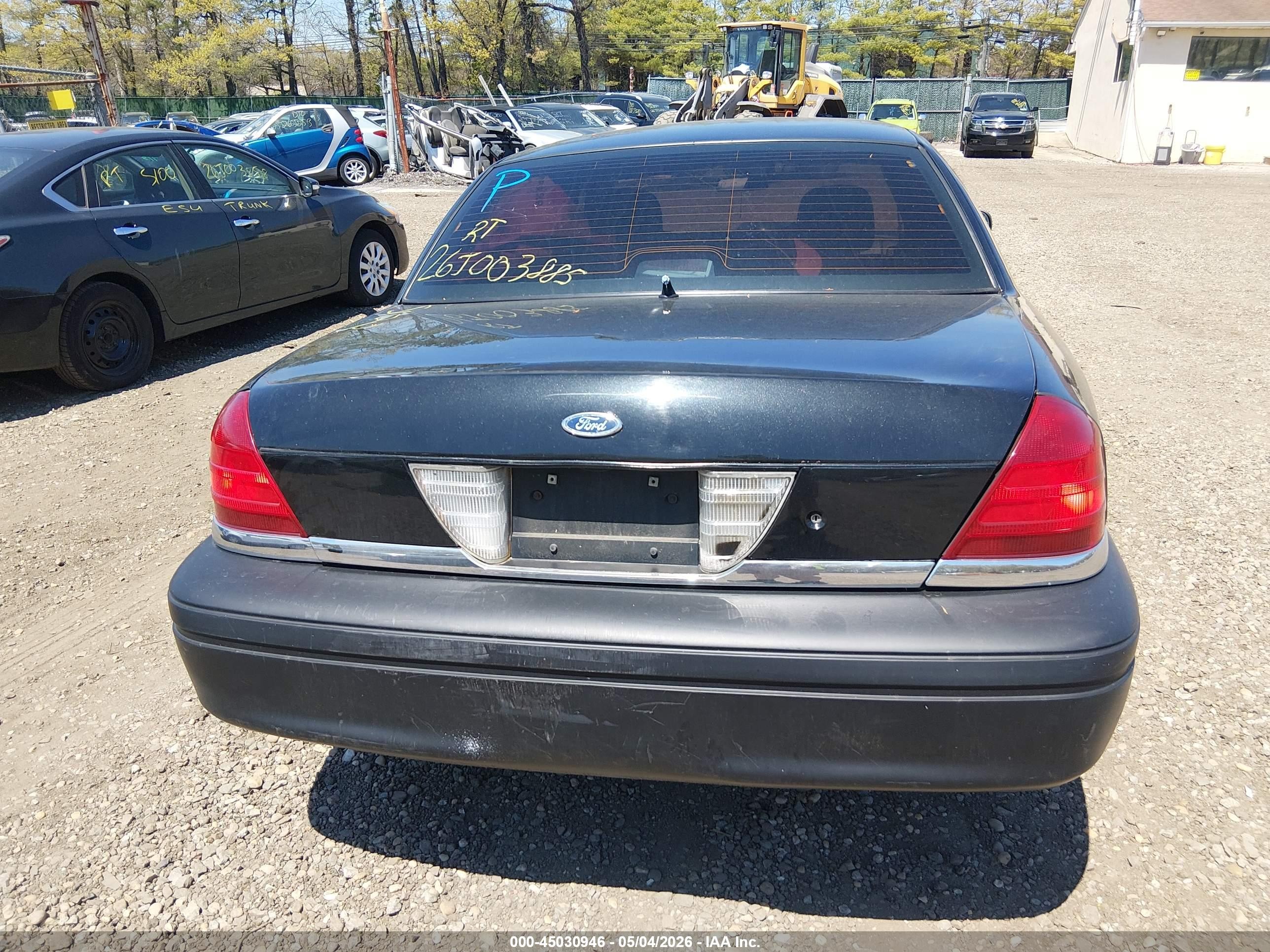 2006 Ford Crown Victoria Police/police Interceptor Черный vin: 2FAFP71W96X148696