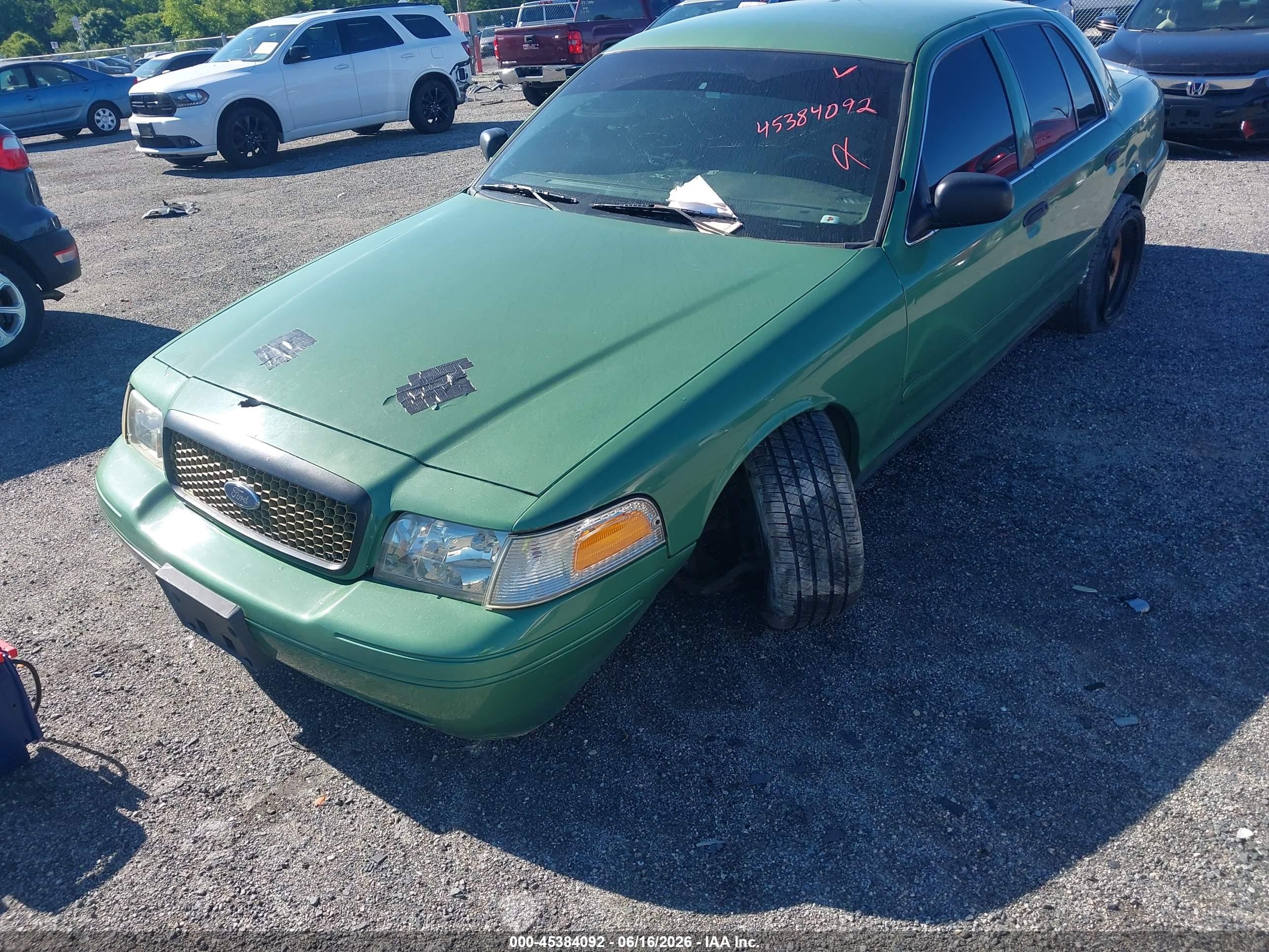 2007 Ford Crown Victoria Police/police Interceptor Зеленый vin: 2FAFP71W97X101203