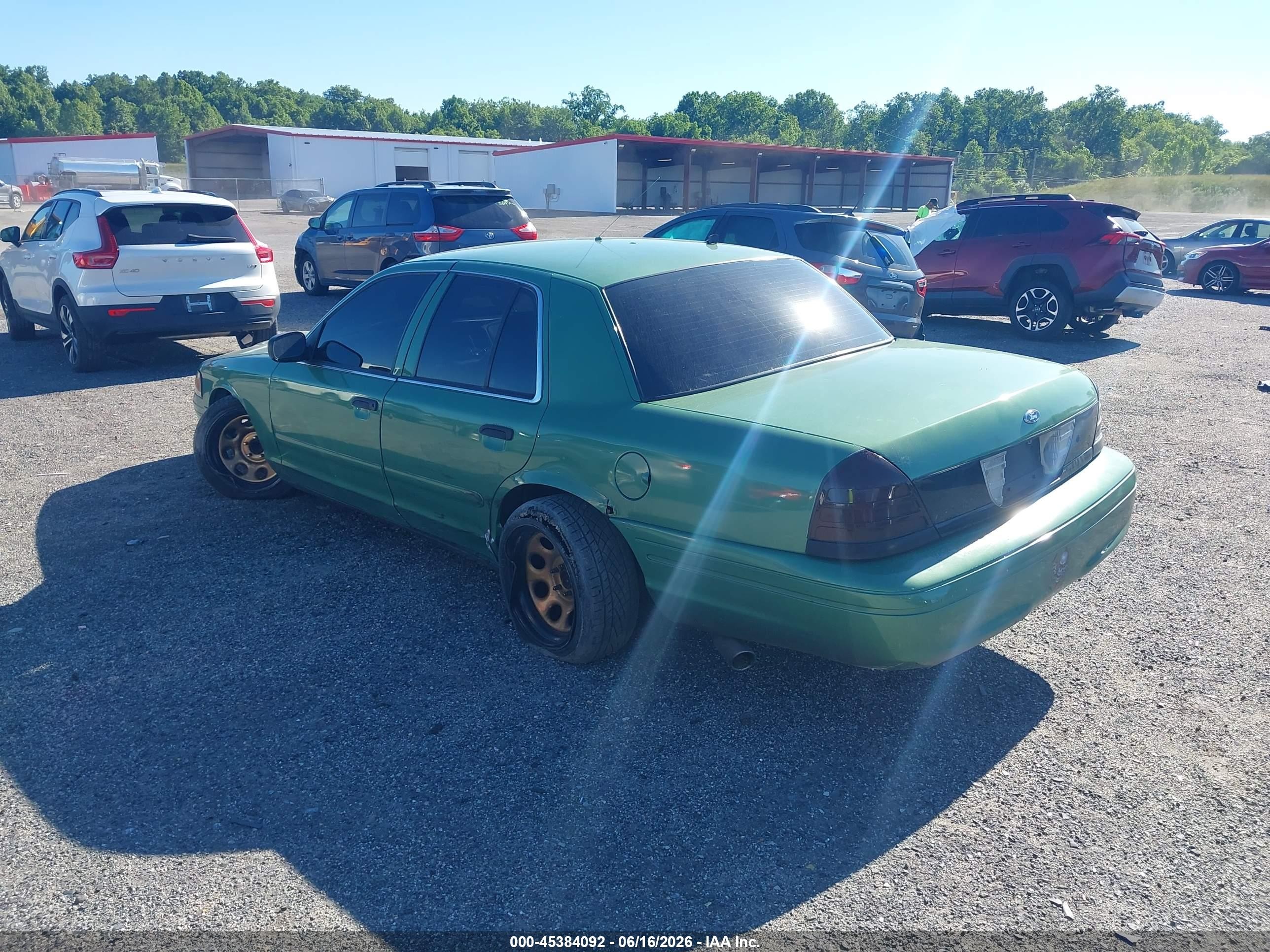 2007 Ford Crown Victoria Police/police Interceptor Зеленый vin: 2FAFP71W97X101203