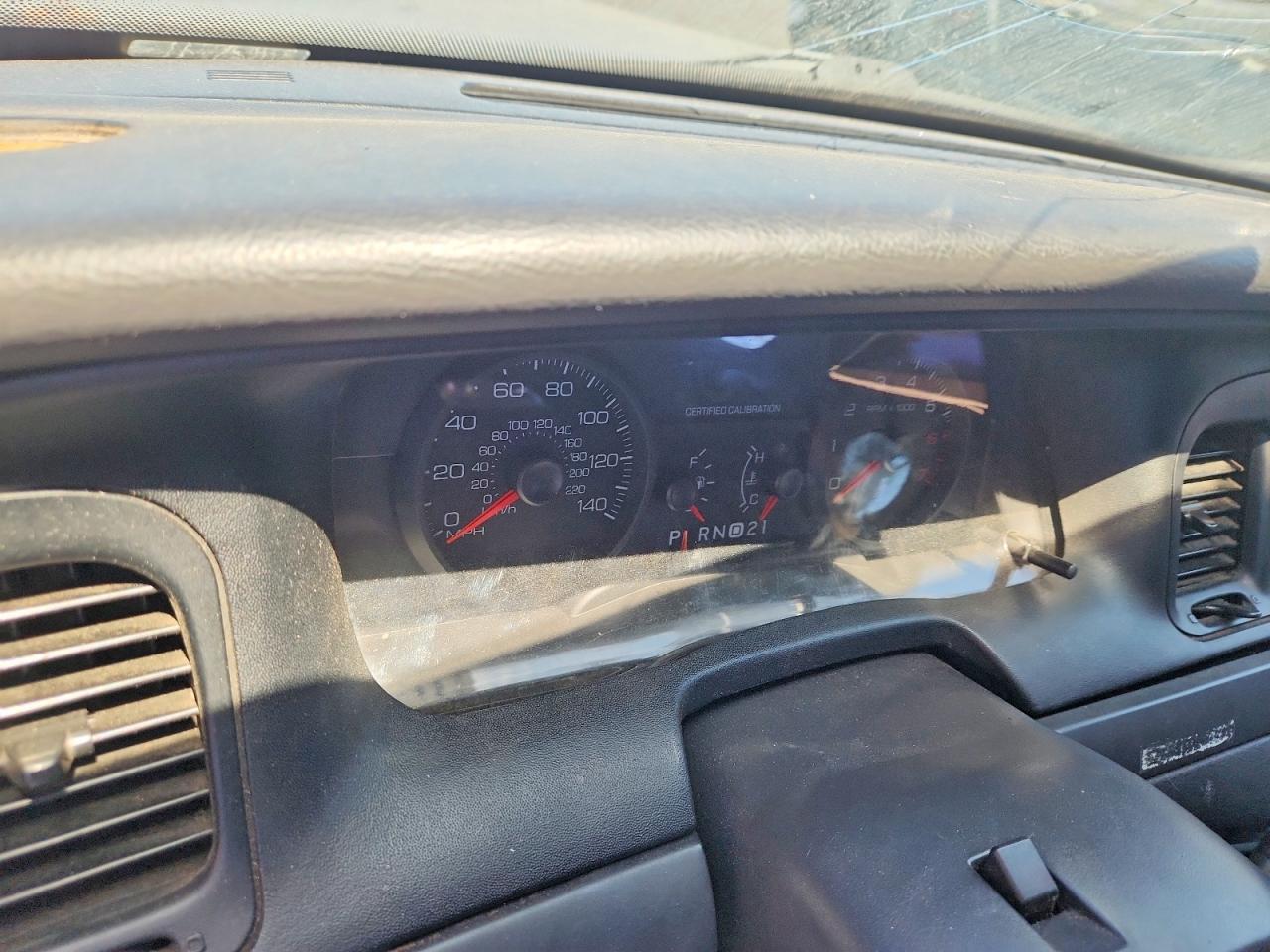2007 Ford Crown Victoria Police Interceptor Black vin: 2FAFP71W97X153236