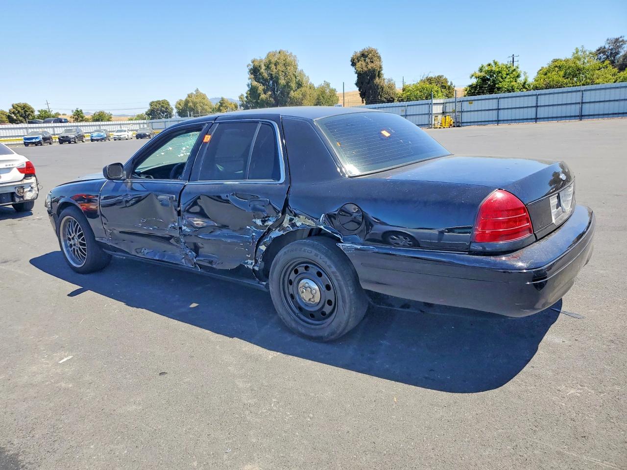 2007 Ford Crown Victoria Police Interceptor Black vin: 2FAFP71W97X153236