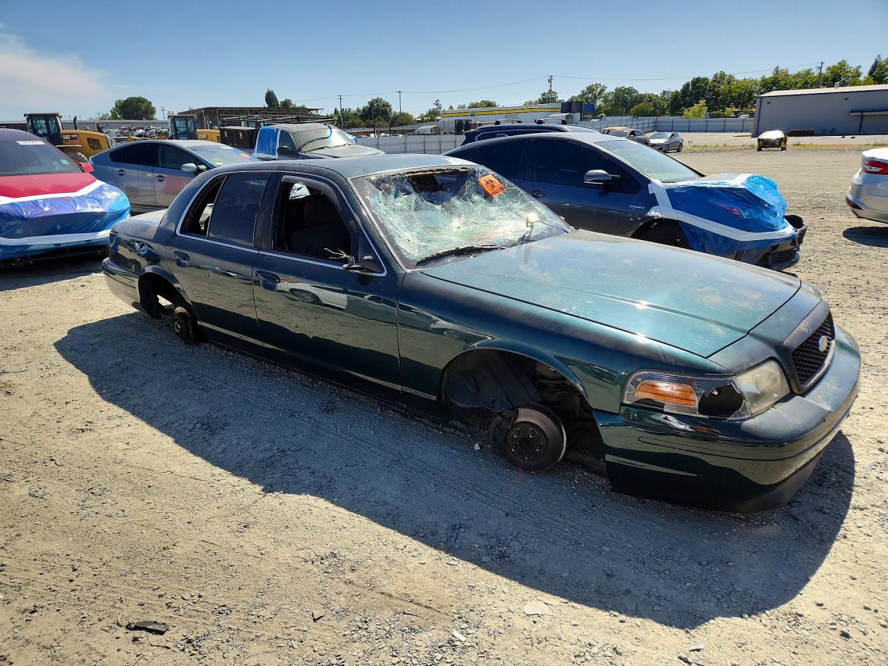2006 Ford Crown Victoria Police Interceptor Green vin: 2FAFP71WX6X131664