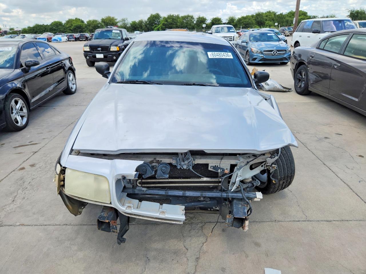 2007 Ford Crown Victoria Police Interceptor Silver vin: 2FAFP71WX7X135666