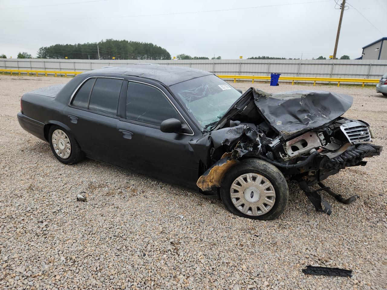 2008 Ford Crown Victoria Black vin: 2FAFP73V88X106558