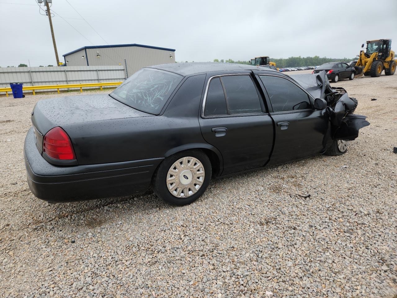2008 Ford Crown Victoria Black vin: 2FAFP73V88X106558