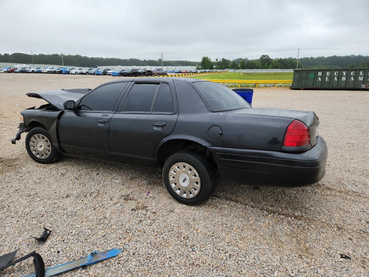 2008 Ford Crown Victoria Black vin: 2FAFP73V88X106558