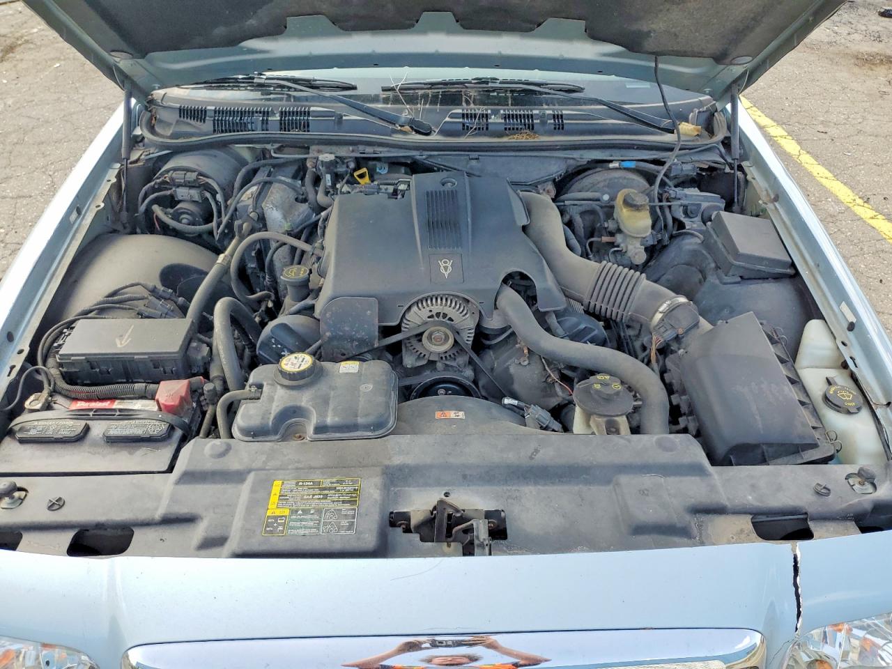 2003 Ford Crown Victoria Синий vin: 2FAFP73W23X141856