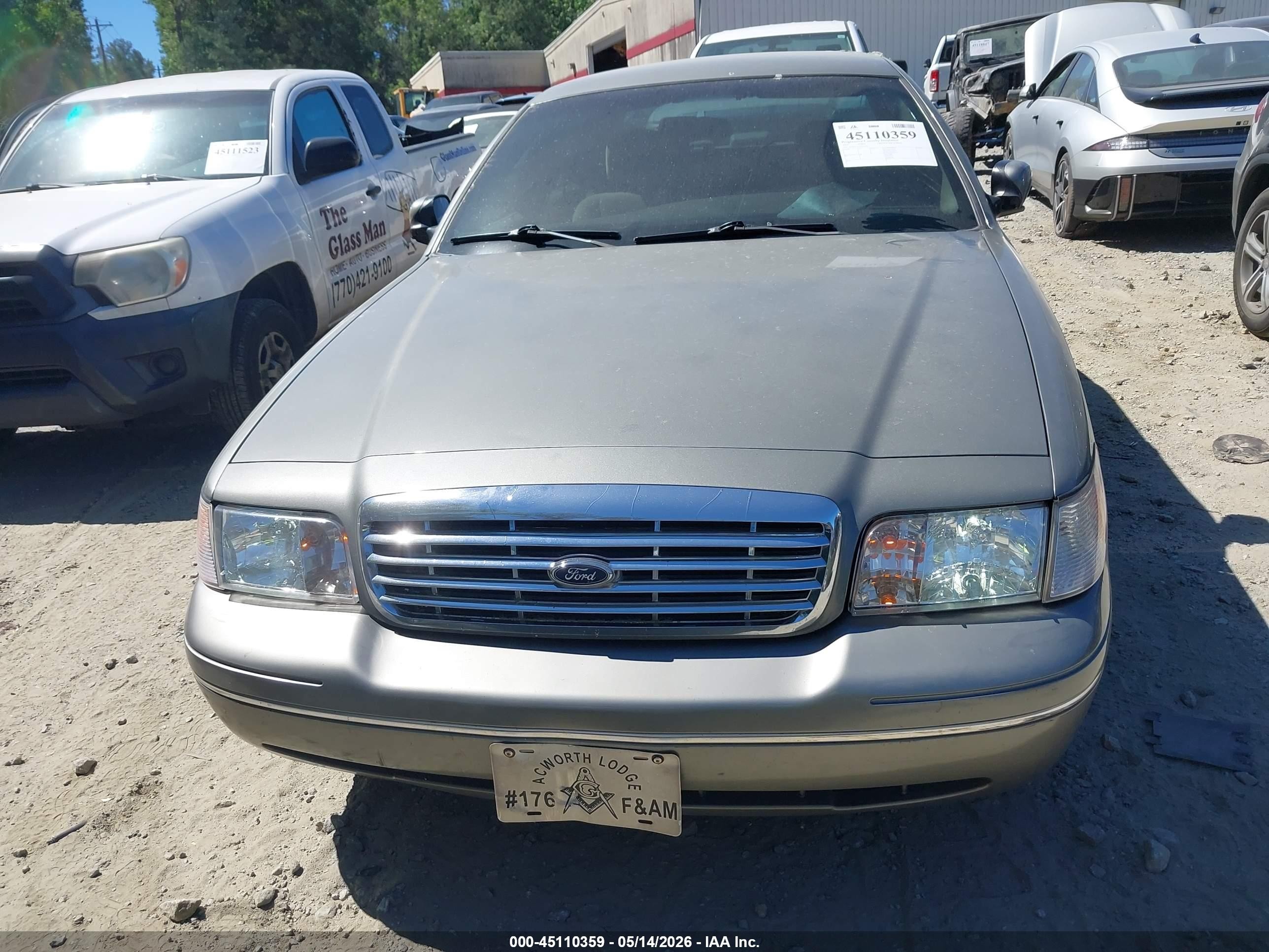 2003 Ford Crown Victoria Standard Серый vin: 2FAFP73W53X149160