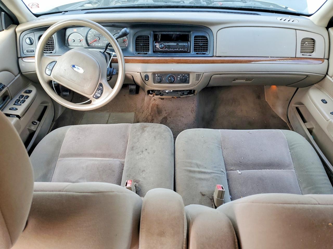 2004 Ford Crown Victoria Gray vin: 2FAFP73W74X153096