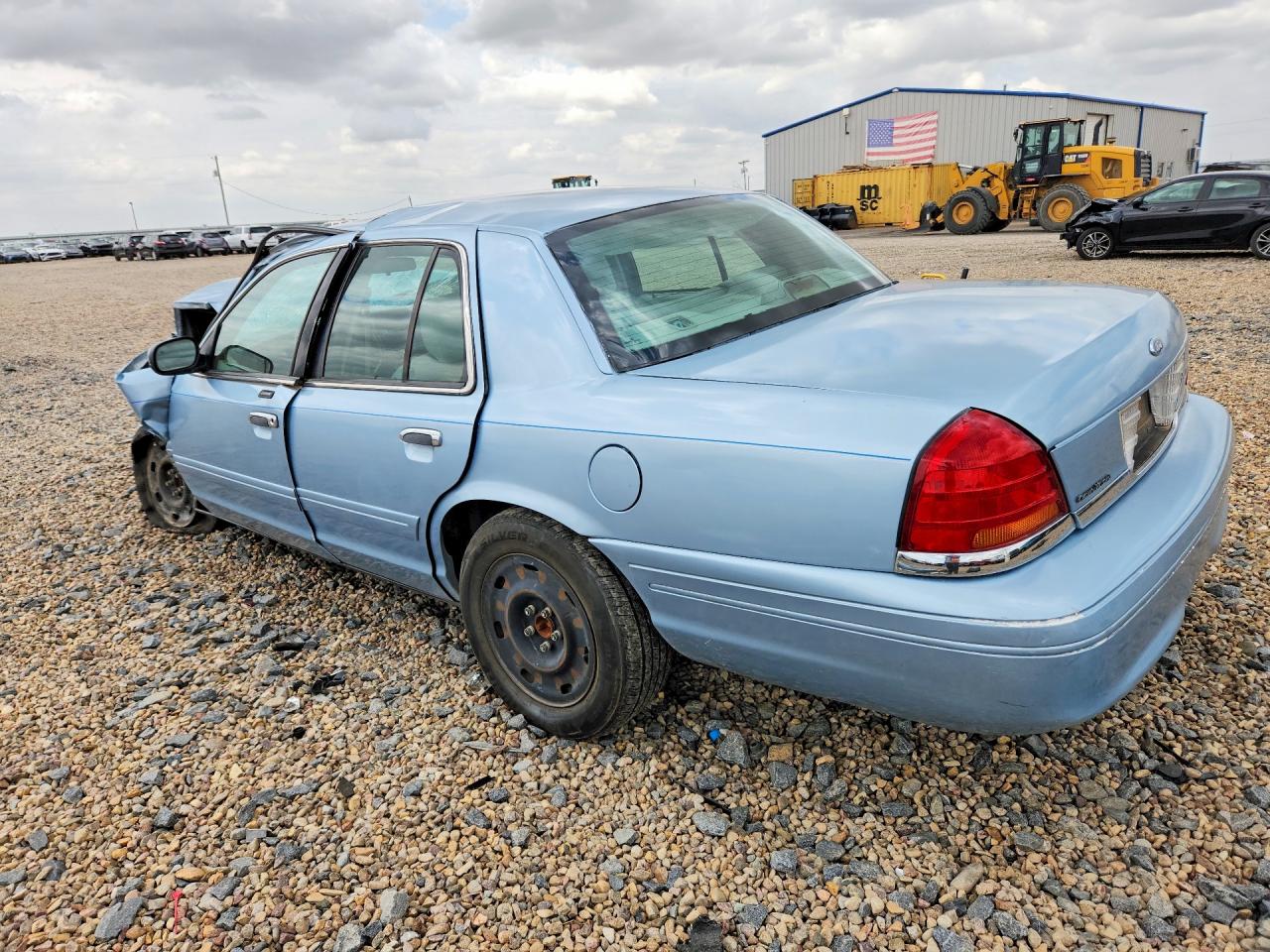 2003 Ford Crown Victoria Blue vin: 2FAFP73W83X123376