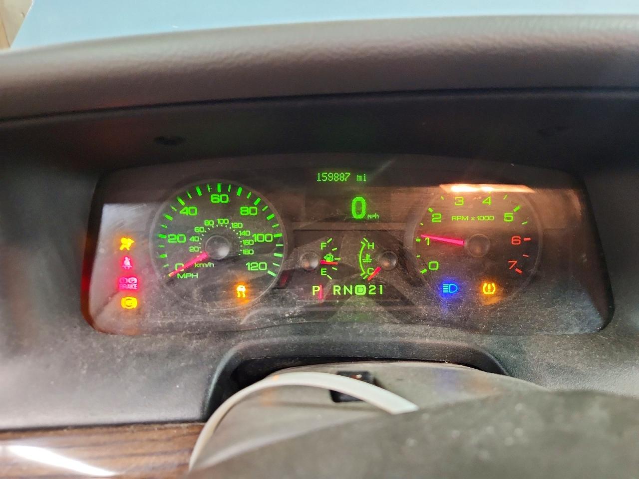 2008 Ford Crown Victoria Lx Blue vin: 2FAFP74V08X121358