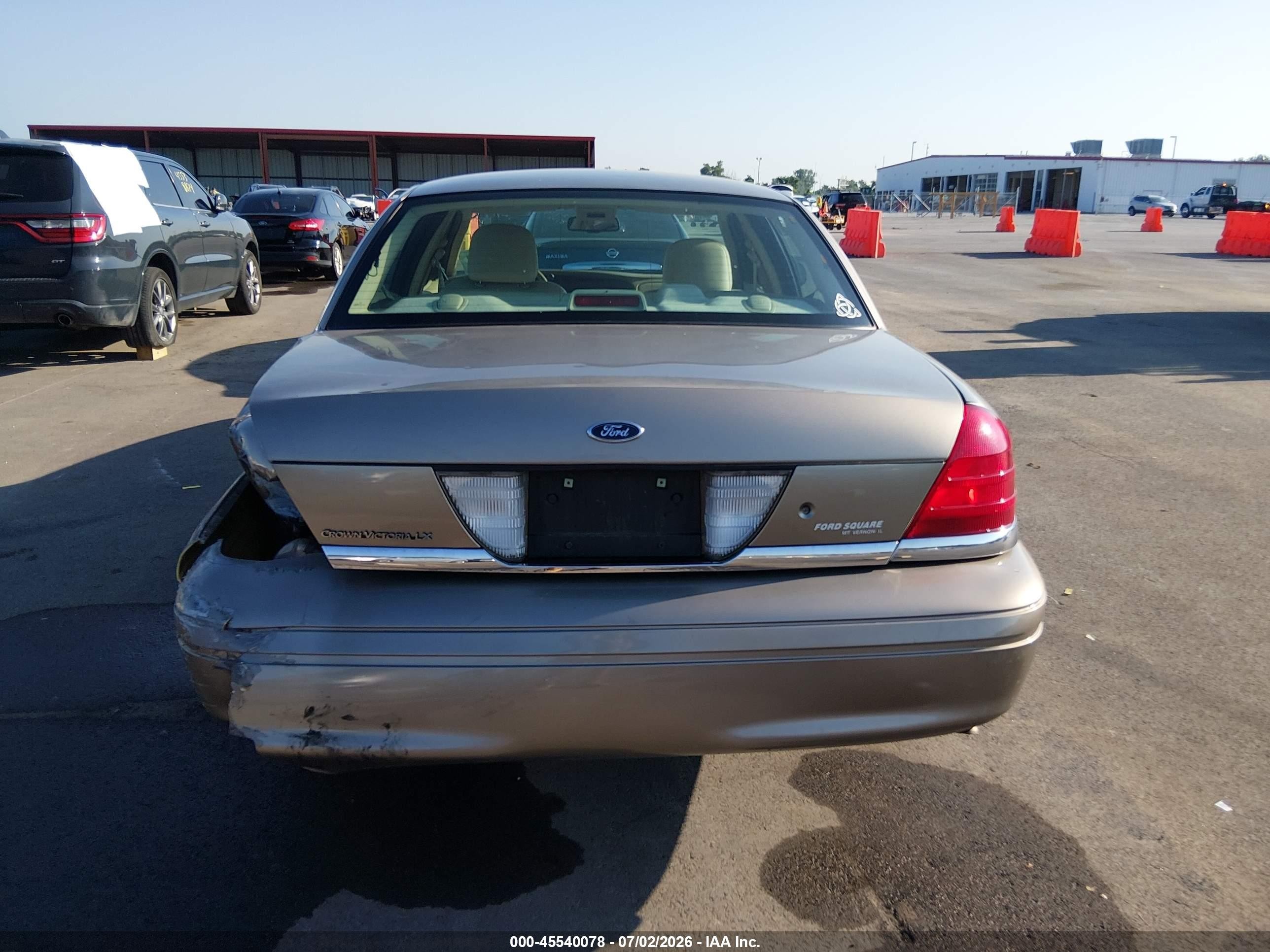 2006 Ford Crown Victoria Lx/lx Sport Желто-коричневый vin: 2FAFP74V26X112836