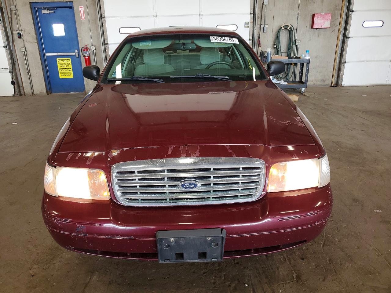 2007 Ford Crown Victoria Lx Red vin: 2FAFP74V57X108863
