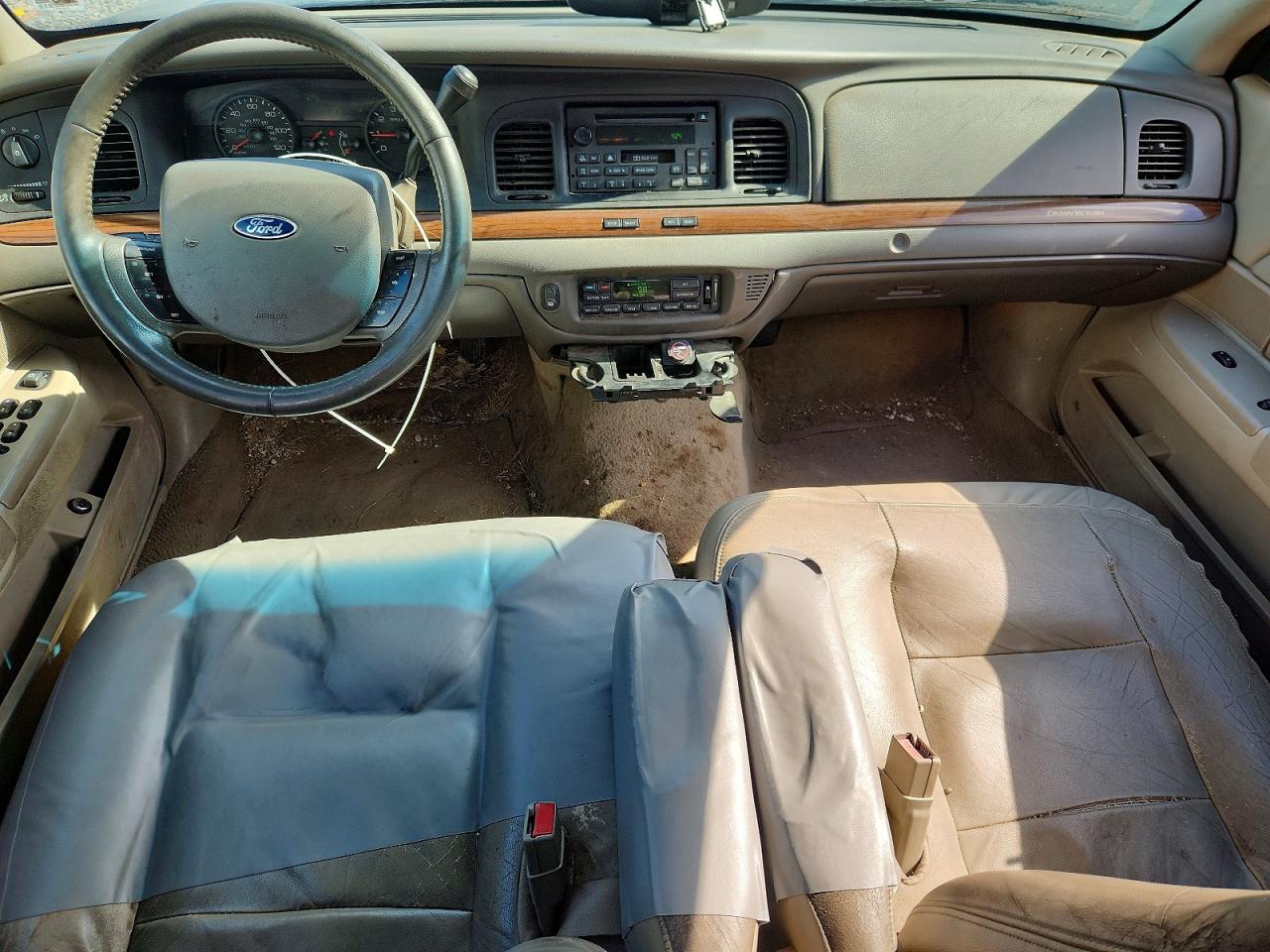 2008 Ford Crown Victoria Lx Blue vin: 2FAFP74V68X129125