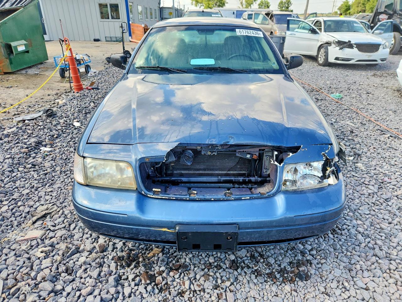 2008 Ford Crown Victoria Lx Blue vin: 2FAFP74V68X129125