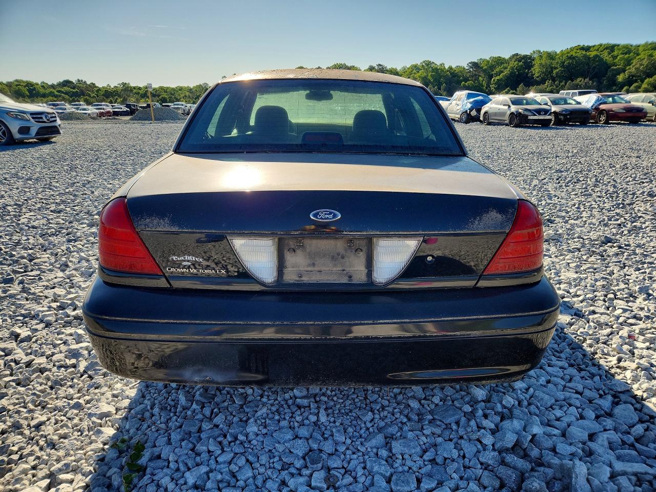 2007 Ford Crown Victoria Black vin: 2FAFP74V76X105266