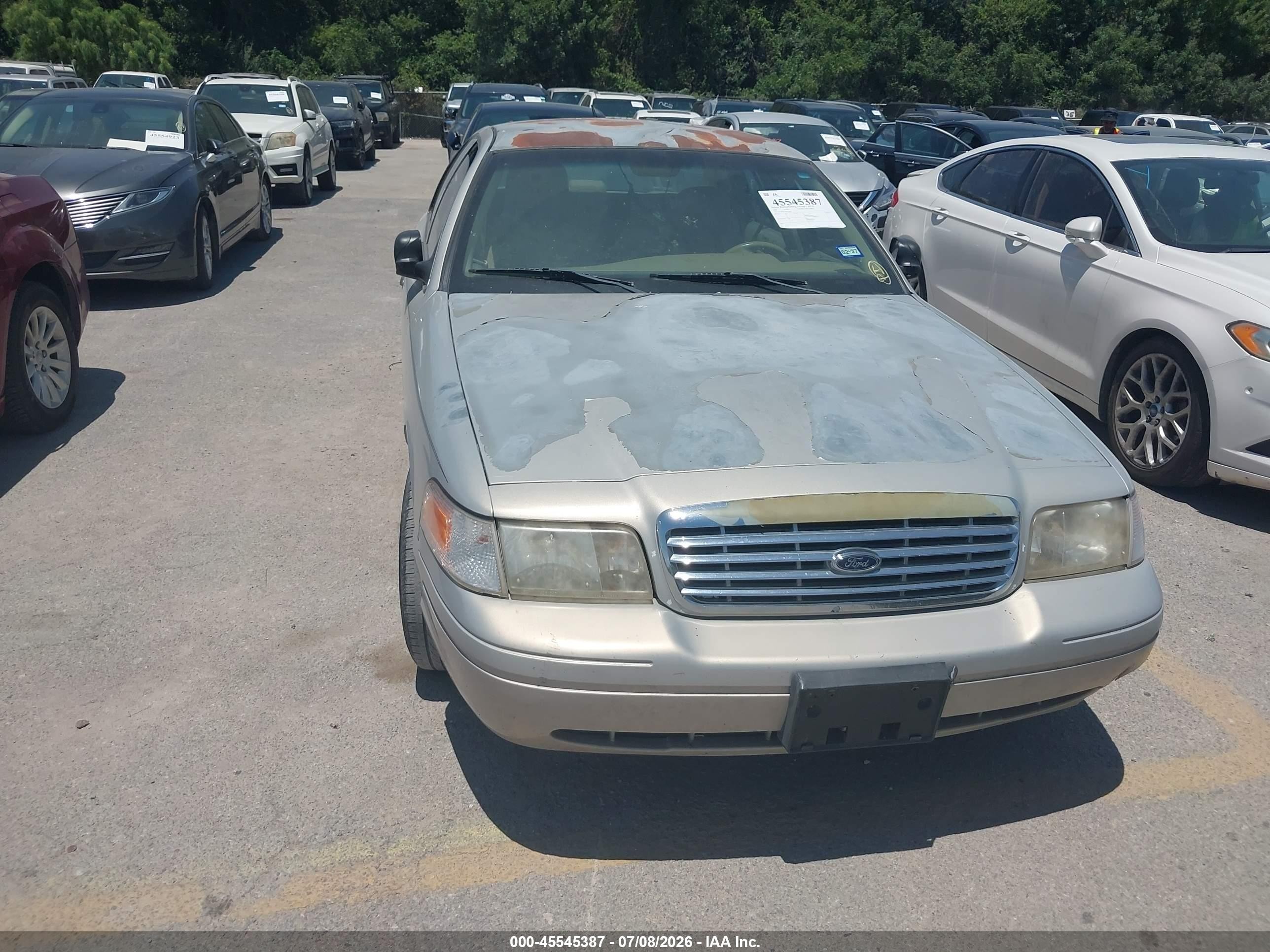 2008 Ford Crown Victoria Lx Gray vin: 2FAFP74V78X128842