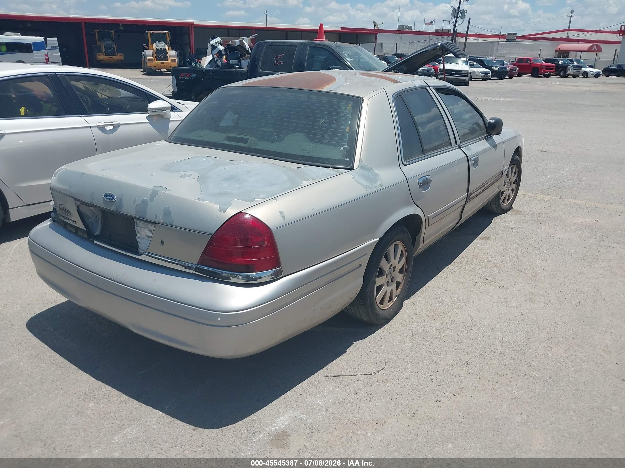 2008 Ford Crown Victoria Lx Gray vin: 2FAFP74V78X128842