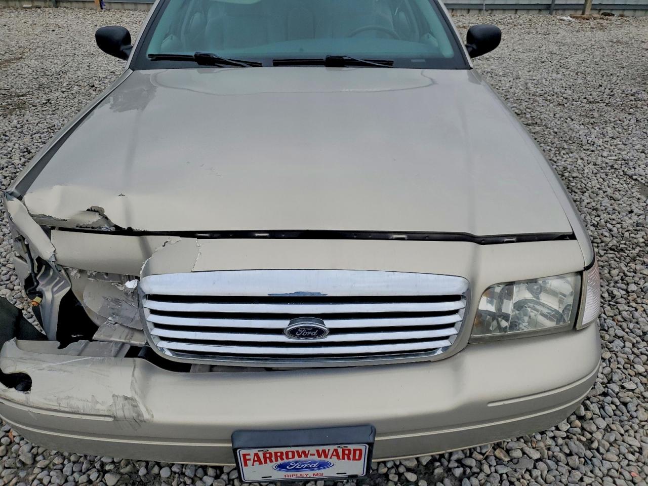 2008 Ford Crown Victoria Lx Beige vin: 2FAFP74V98X171370