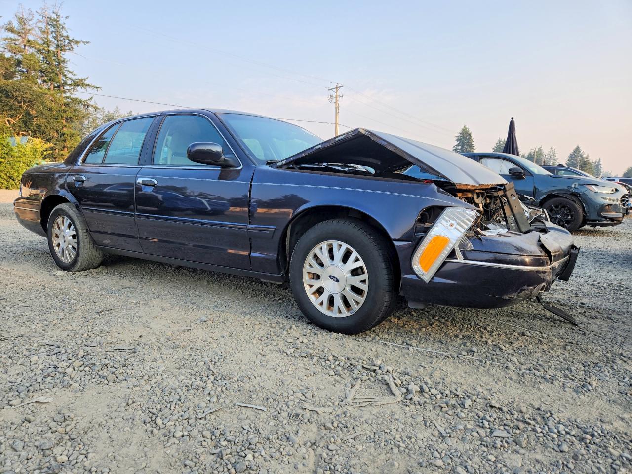 2003 Ford Crown Victoria Lx Black vin: 2FAFP74W03X127856