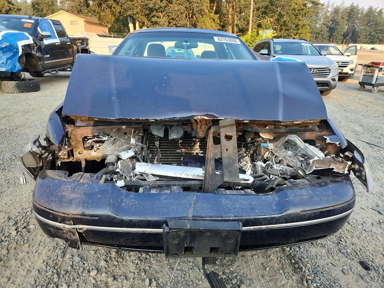 2003 Ford Crown Victoria Lx Black vin: 2FAFP74W03X127856