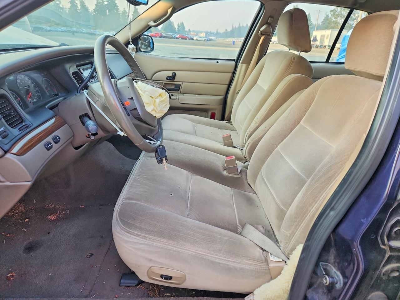 2003 Ford Crown Victoria Lx Black vin: 2FAFP74W03X127856