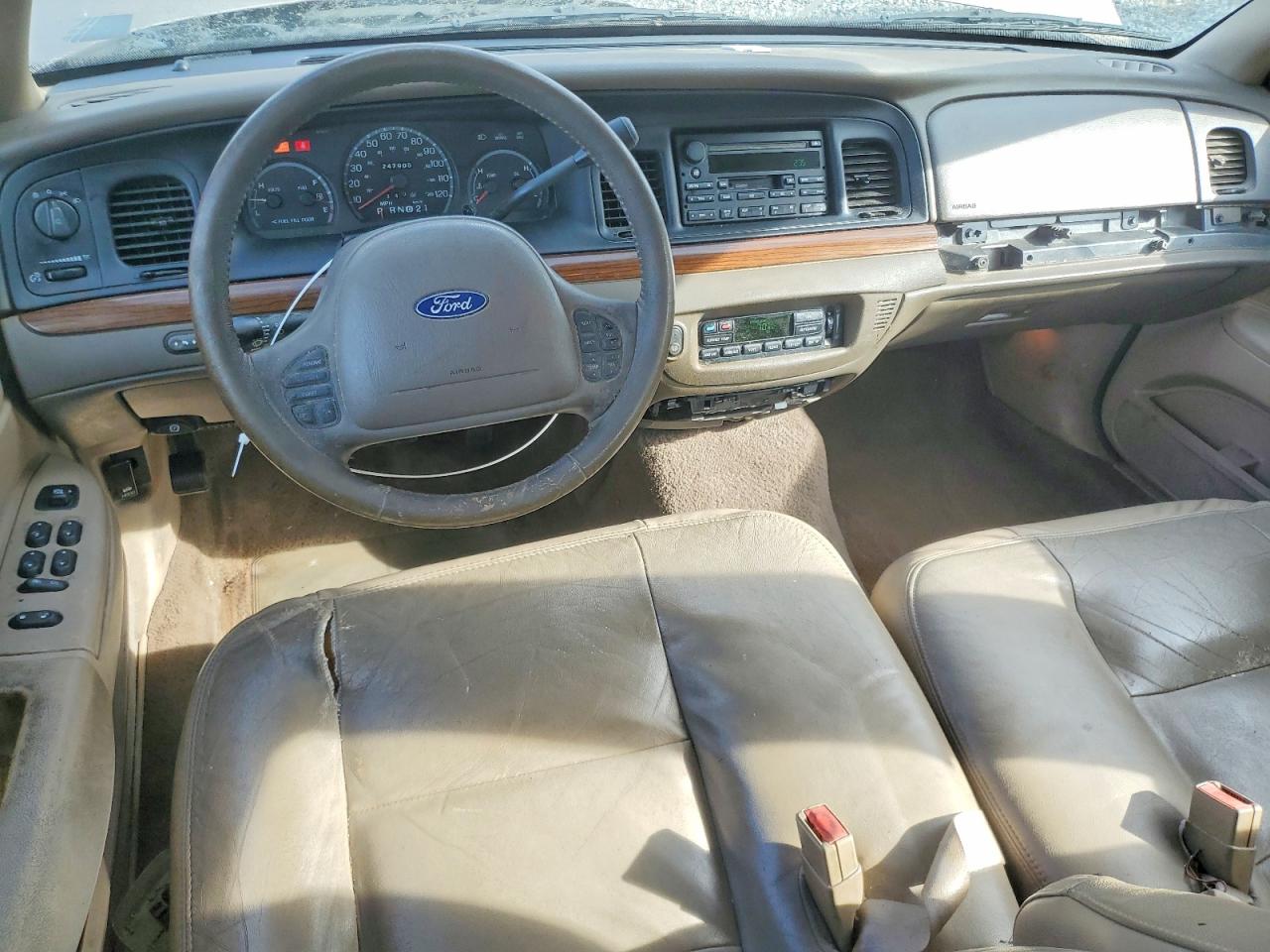 2003 Ford Crown Victoria Lx Gold vin: 2FAFP74W13X208770
