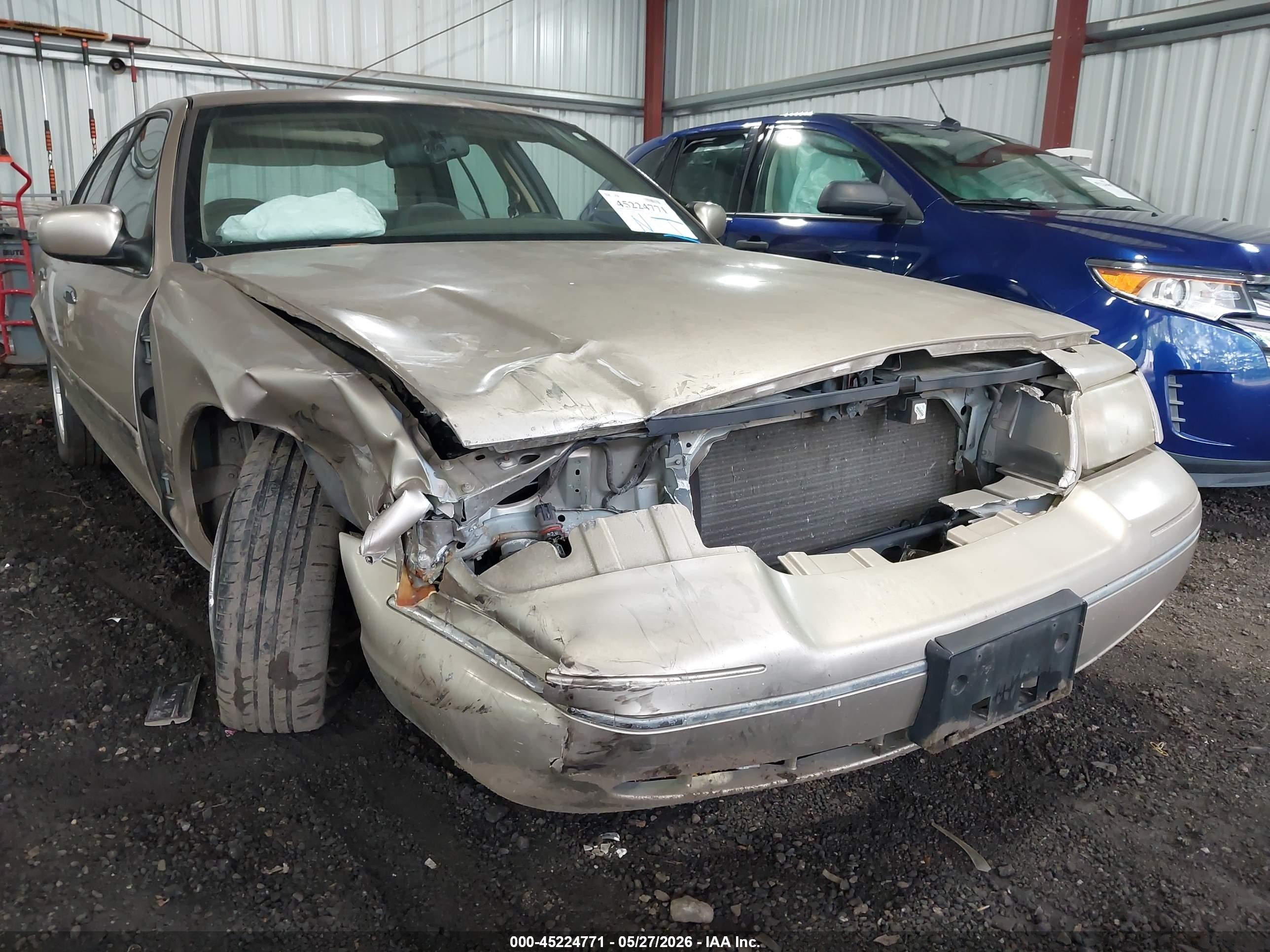 2000 Ford Crown Victoria Lx Beige vin: 2FAFP74W1YX144530