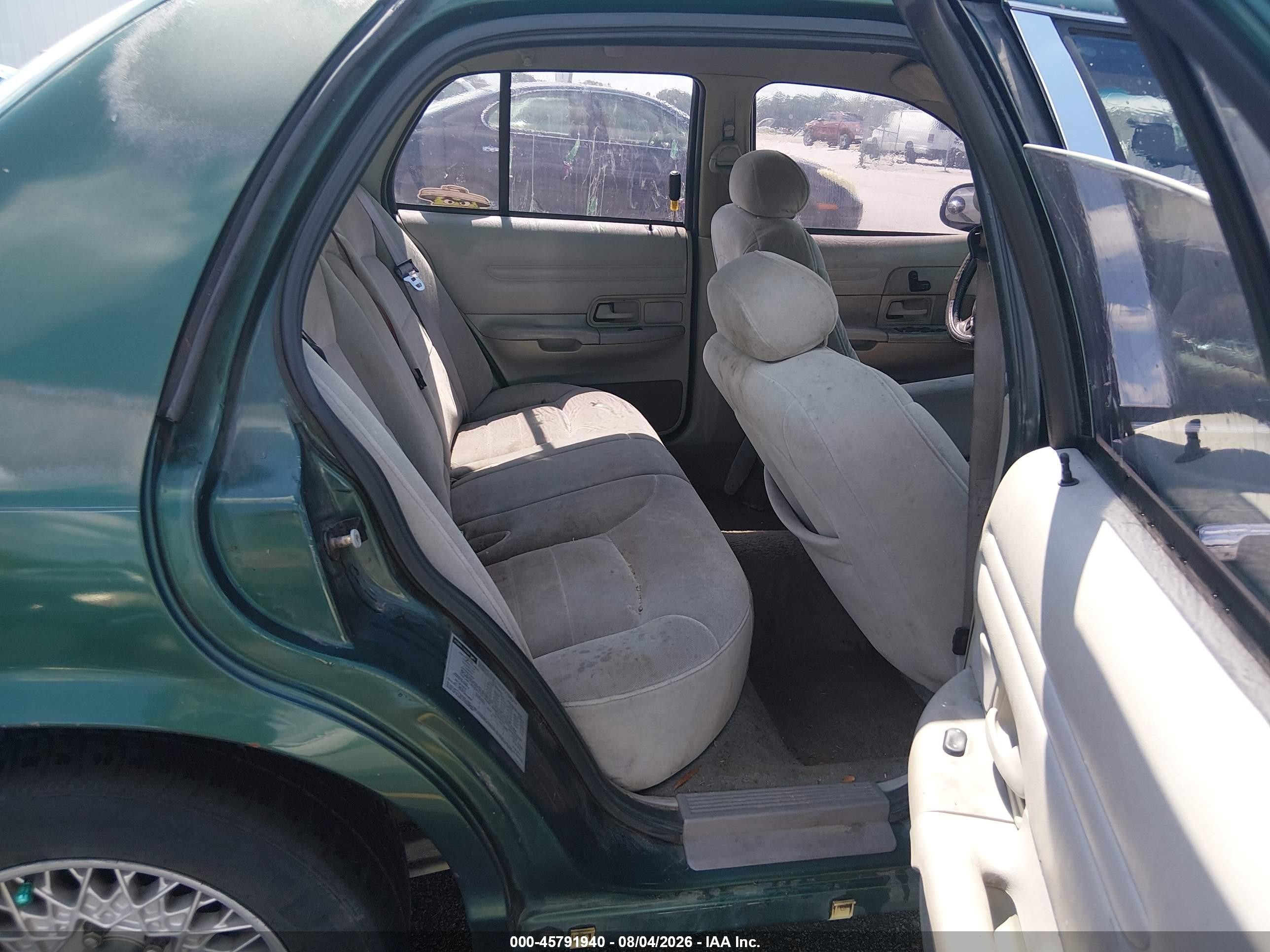 2000 Ford Crown Victoria Lx Green vin: 2FAFP74W1YX158556