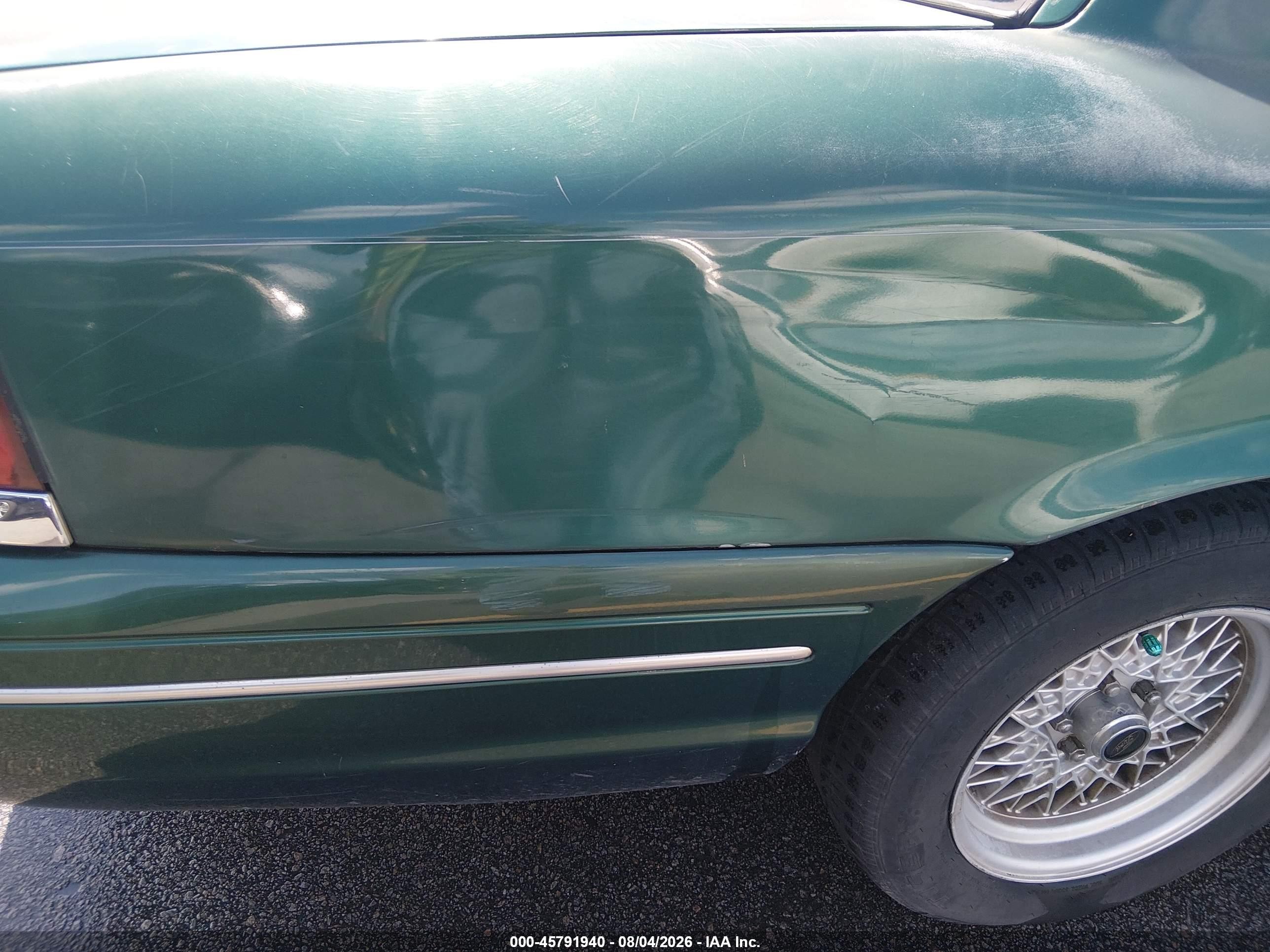 2000 Ford Crown Victoria Lx Green vin: 2FAFP74W1YX158556