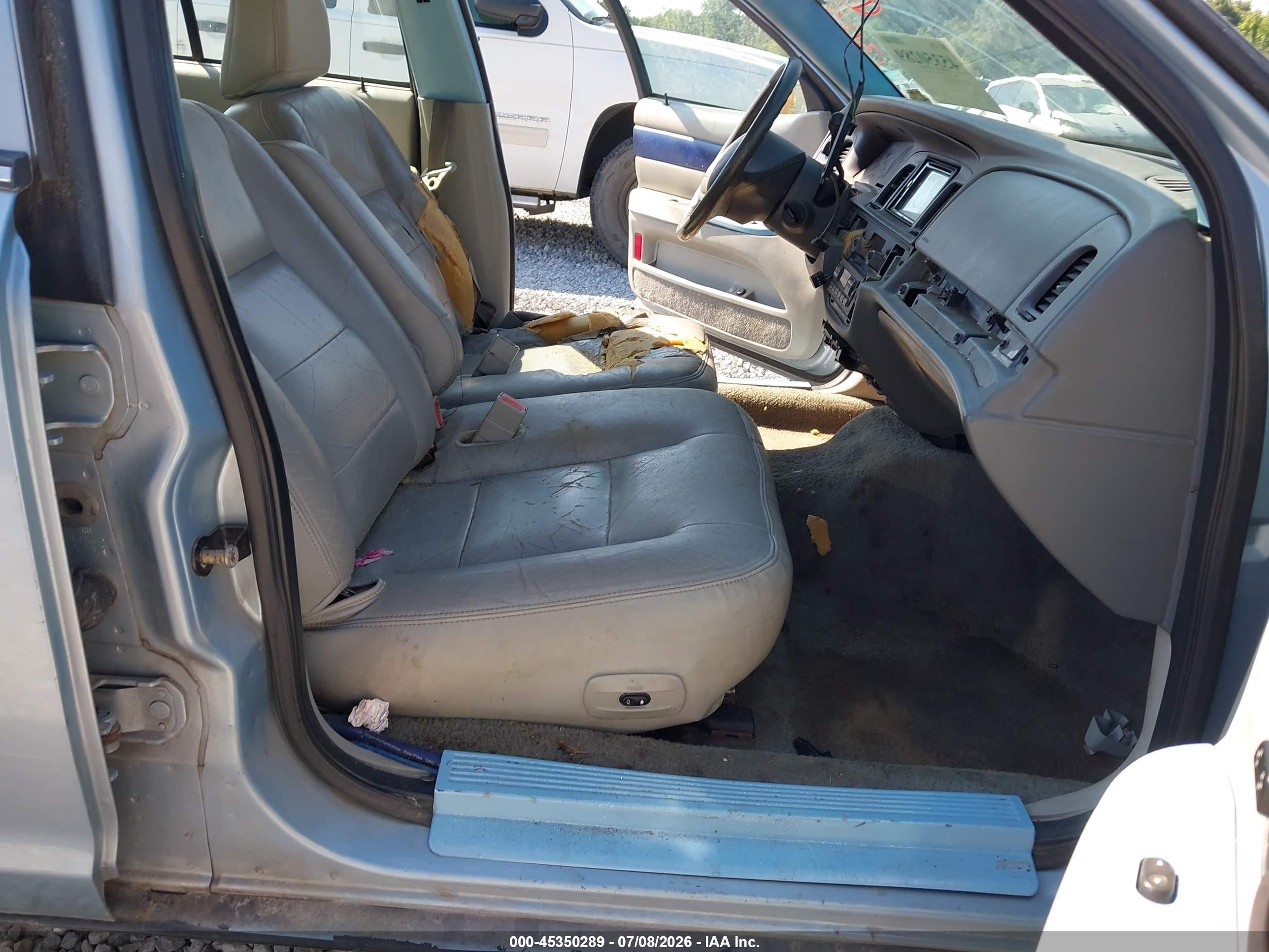 2004 Ford Crown Victoria Lx Blue vin: 2FAFP74W24X130551