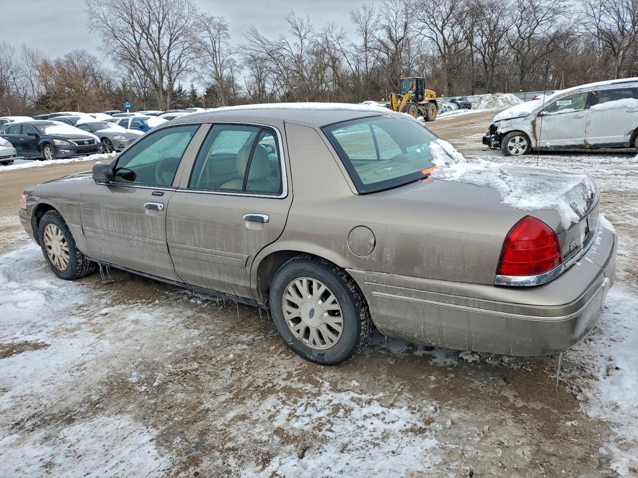 2005 Ford Crown Victoria Lx Brown vin: 2FAFP74W25X110446