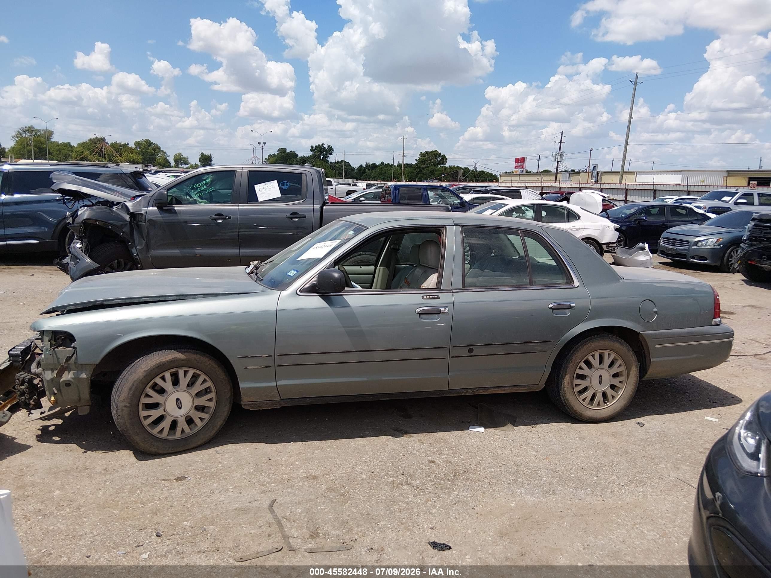 2005 Ford Crown Victoria Lx/lx Sport Green vin: 2FAFP74W25X143222