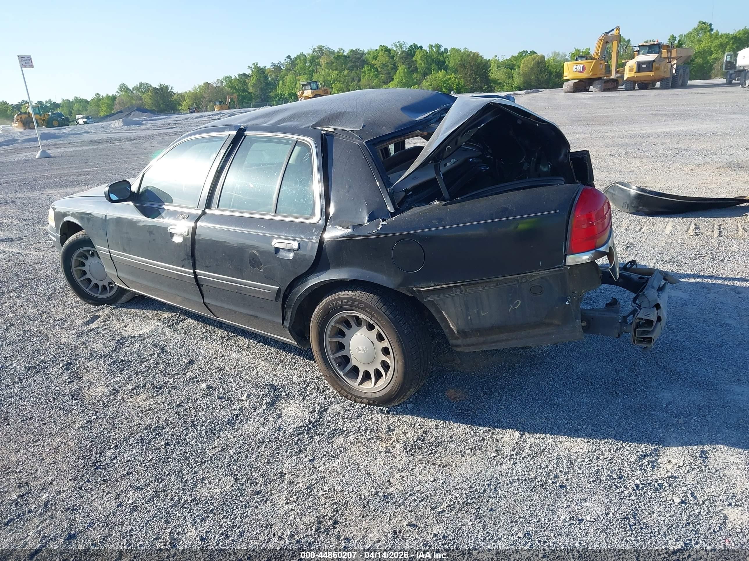 2002 Ford Crown Victoria Lx Black vin: 2FAFP74W52X147437