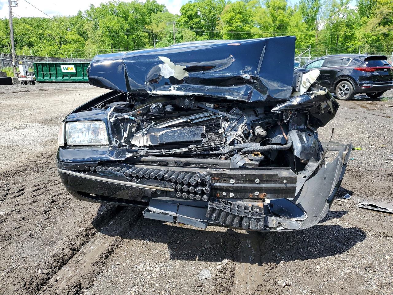 2003 Ford Crown Victoria Lx Black vin: 2FAFP74W53X143647