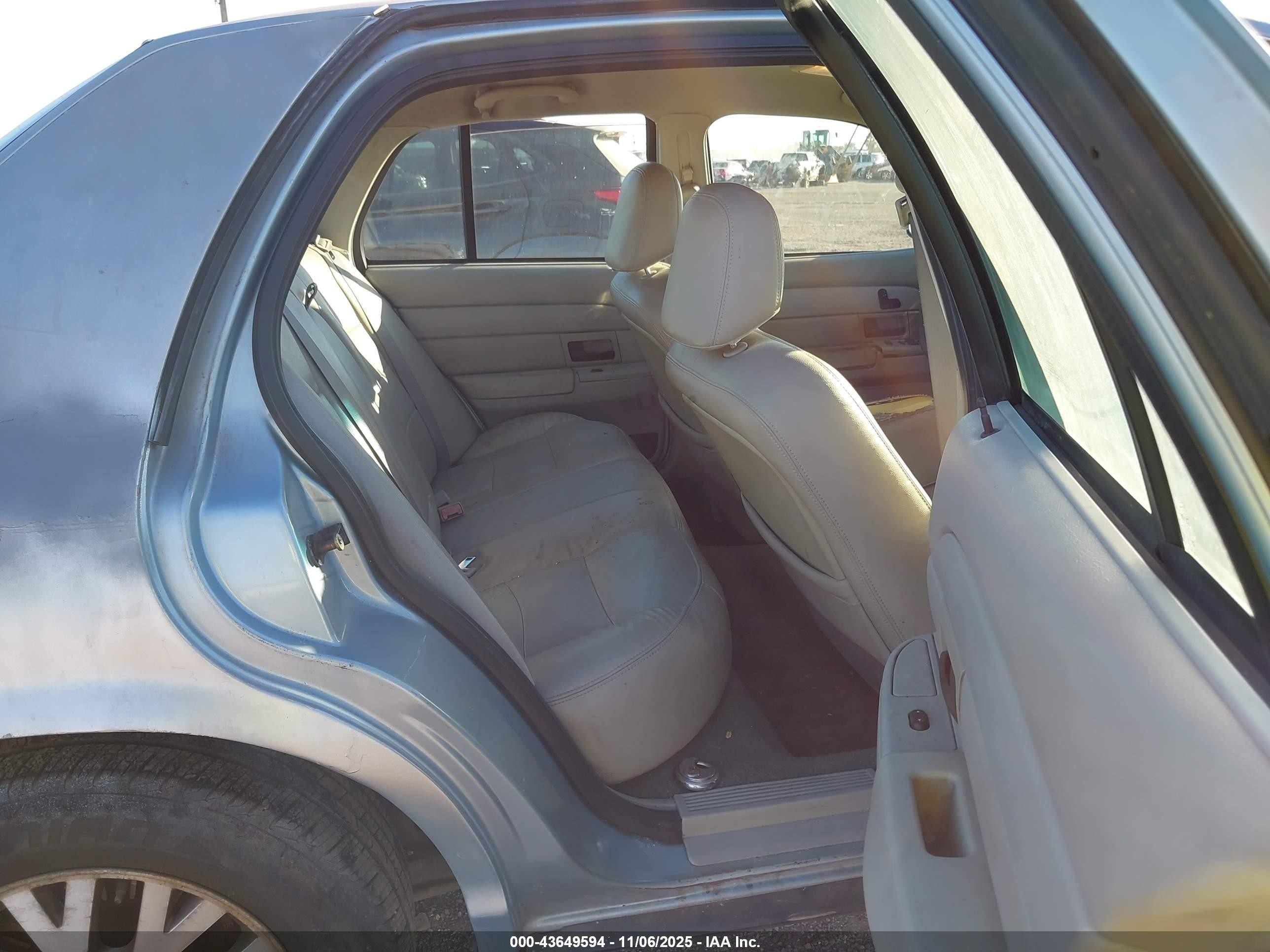 2003 Ford Crown Victoria Lx Синий vin: 2FAFP74W53X208593