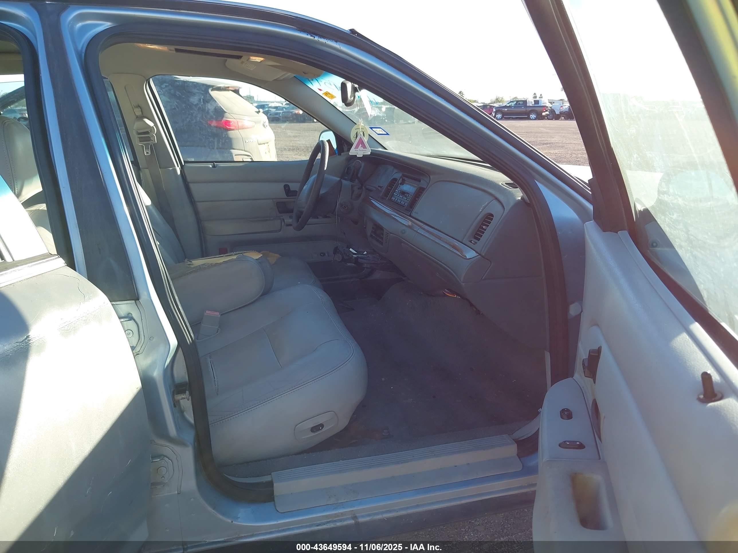 2003 Ford Crown Victoria Lx Синий vin: 2FAFP74W53X208593