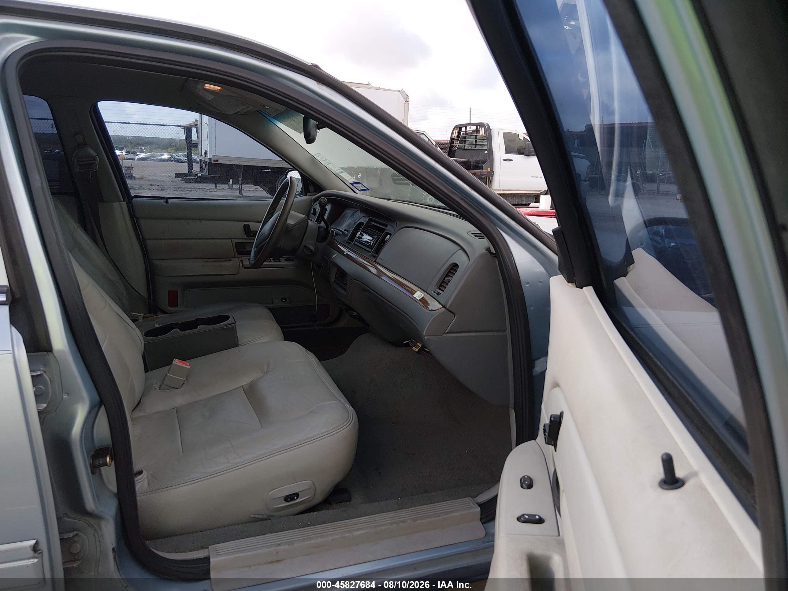 2004 Ford Crown Victoria Lx Blue vin: 2FAFP74W54X125067